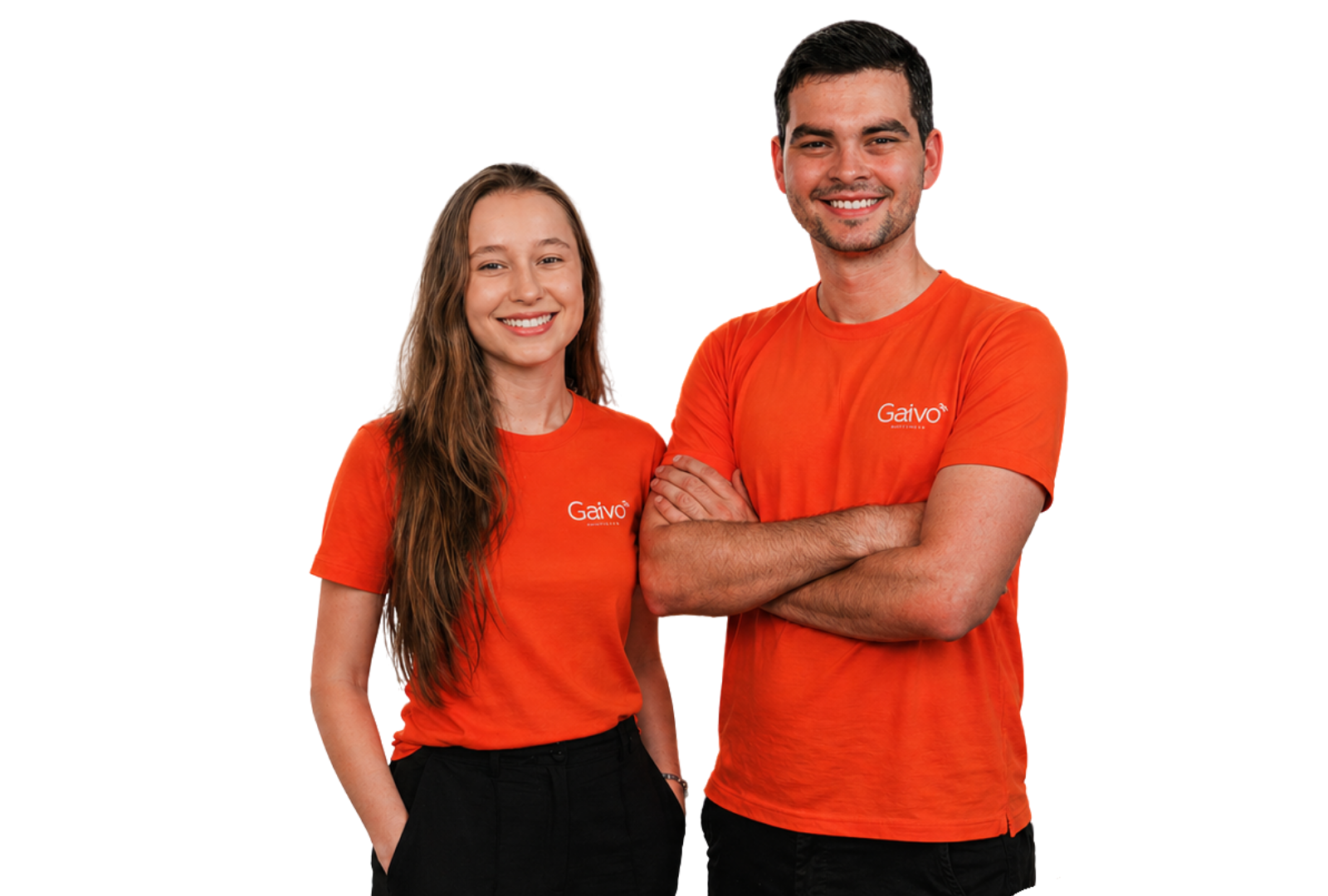 Bruna Machado e Gustavo Rodrigues, fundadores da Gaivo